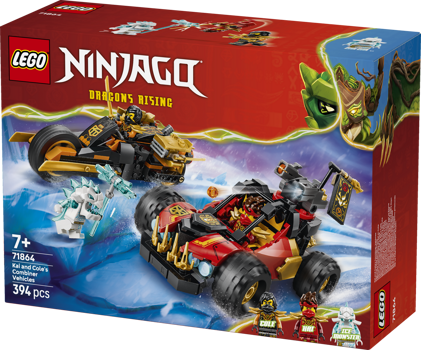 LEGO&reg; NINJAGO Kai and Cole&rsquo;s Combiner Vehicles (71864)