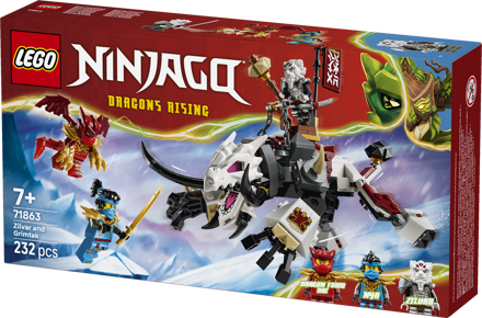 LEGO&reg; NINJAGO Zilvar and Grimtak the Dragon Beast (71863)
