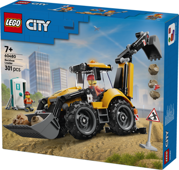 LEGO&reg; City Yellow Backhoe Loader (60480)