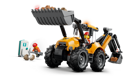 LEGO&reg; City Yellow Backhoe Loader (60480) - Image 5