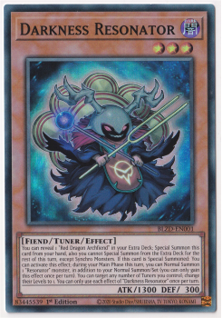 Darkness Resonator (Super Rare) single card from Yu-Gi-Oh!