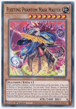 Fleeting Phantom Mask Master (Common) single card from Yu-Gi-Oh!