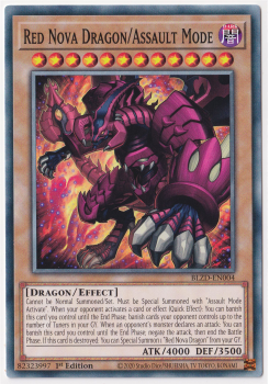 Red Nova Dragon/Assault Mode (Common) single card from Yu-Gi-Oh!
