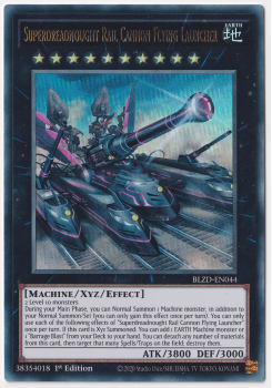 Superdreadnought Rail Cannon Flying Launcher (Ultra Rare) single card from Yu-Gi-Oh!