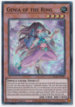 Genia of the Ring (Super Rare) single card from Yu-Gi-Oh!