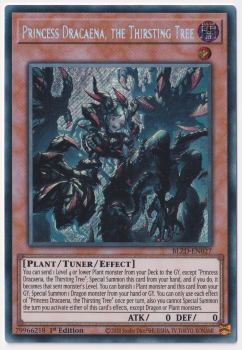 Princess Dracaena, the Thirsting Tree (Secret Rare) single card from Yu-Gi-Oh!