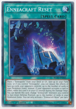 Enneacraft Reset (Common) single card from Yu-Gi-Oh!