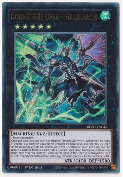 DoomZ XIII Over - Graflareio (Ultra Rare) single card from Yu-Gi-Oh!