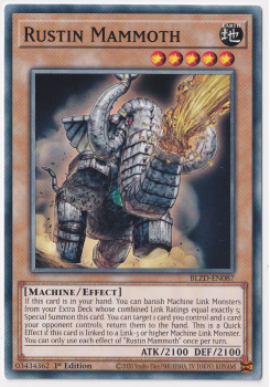 Rustin Mammoth (Common) single card from Yu-Gi-Oh!