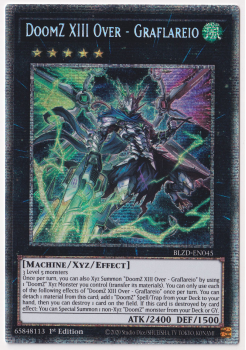 DoomZ XIII Over - Graflareio (Starlight Rare) single card from Yu-Gi-Oh!
