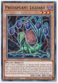 Predaplant Lilizard (Common) single card from Yu-Gi-Oh!