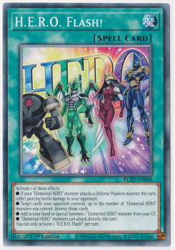 H.E.R.O. Flash! (Common) single card from Yu-Gi-Oh!