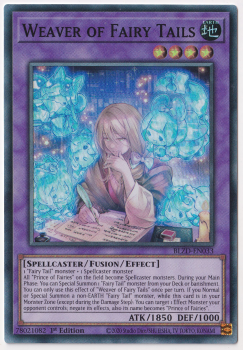 Weaver of Fairy Tails (Super Rare) single card from Yu-Gi-Oh!