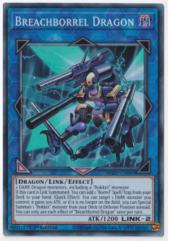 Breachborrel Dragon (Super Rare) single card from Yu-Gi-Oh!