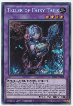 Teller of Fairy Tails (Secret Rare) single card from Yu-Gi-Oh!