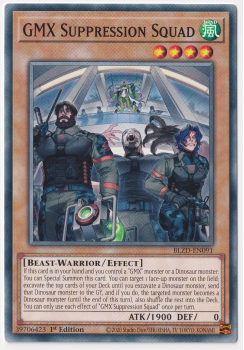 GMX Suppression Squad (Common) single card from Yu-Gi-Oh!
