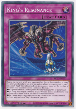 King's Resonance (Common) single card from Yu-Gi-Oh!