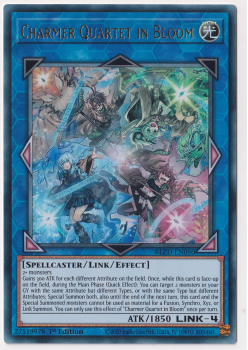 Charmer Quartet in Bloom (Ultra Rare) single card from Yu-Gi-Oh!
