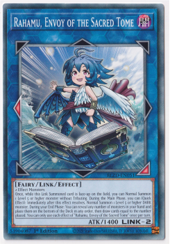 Rahamu, Envoy of the Sacred Tome (Common) single card from Yu-Gi-Oh!