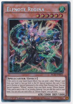 Elfnote Regina (Secret Rare) single card from Yu-Gi-Oh!