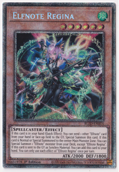 Elfnote Regina (Starlight Rare) single card from Yu-Gi-Oh!
