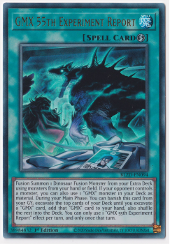 GMX 55th Experiment Report (Ultra Rare) single card from Yu-Gi-Oh!