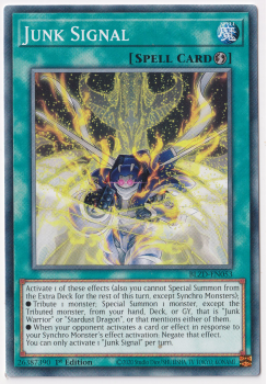 Junk Signal (Common) single card from Yu-Gi-Oh!
