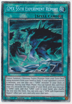 GMX 55th Experiment Report (Starlight Rare) single card from Yu-Gi-Oh!