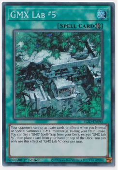 GMX Lab #5 (Super Rare) single card from Yu-Gi-Oh!