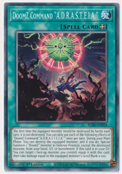 DoomZ Command A.D.R.A.S.T.E.I.A. (Common) single card from Yu-Gi-Oh!