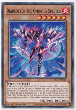 Diabrocken the Ominous Specter (Common) : BLZD-EN025 - Yu-Gi-Oh! Single Card