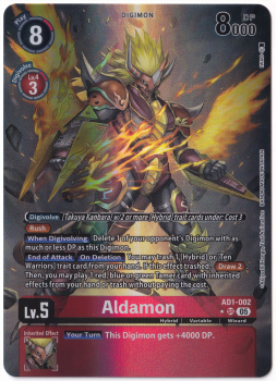 Aldamon (ALTERNATIVE ART) single card from Digimon Card Game