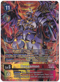 Dynasmon (ALTERNATIVE ART) single card from Digimon Card Game