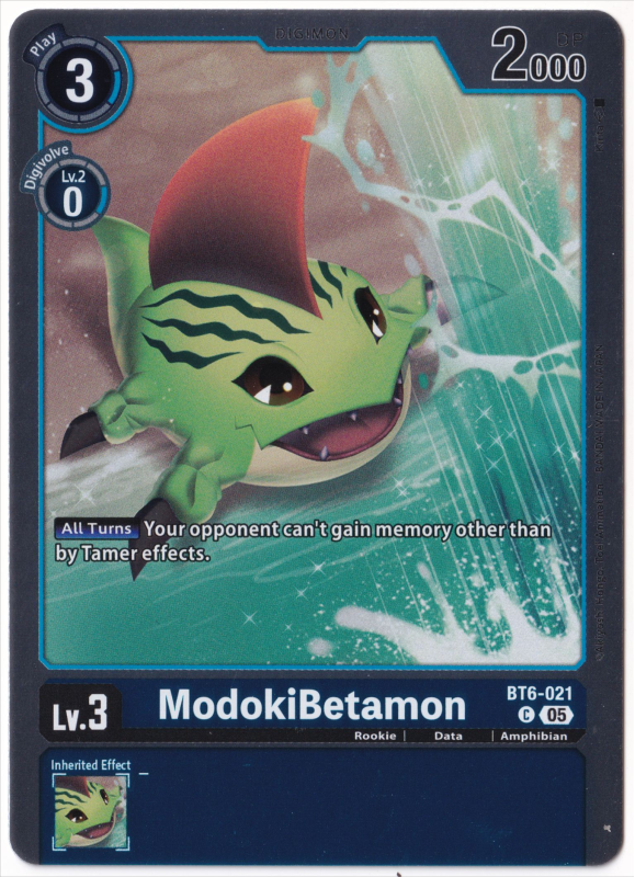 Modoki Betamon ModokiBetamon : BT06-021 DIGIMON GENERATION - Digimon Card Game Single Card