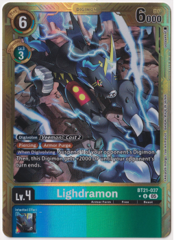 Lighdramon (ALTERNATIVE ART) single card from Digimon Card Game