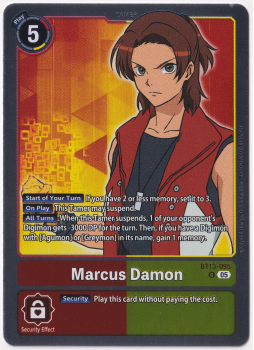 Marcus Damon (ALTERNATIVE ART) single card from Digimon Card Game