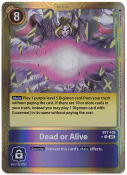 Dead or Alive (ALTERNATIVE ART) single card from Digimon Card Game