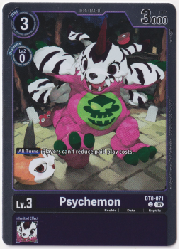 Psychemon single card from Digimon Card Game