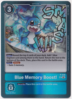 Blue Memory Boost! single card from Digimon Card Game