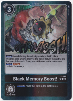 Black Memory Boost! single card from Digimon Card Game