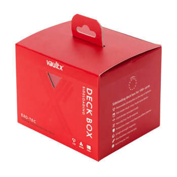 Vault X Deck Box Sideloading 100+ Red