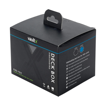 Vault X Deck Box Sideloading 100+ Black / Blue
