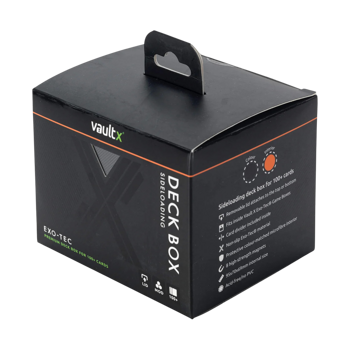 Vault X Deck Box Sideloading 100+ Black / Orange