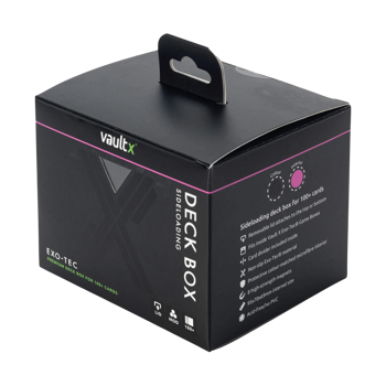 Vault X Deck Box Sideloading 100+ Black / Pink