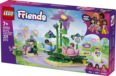 LEGO&reg; Friends Spinning Flower & Fairy Teacup Ride (42702)