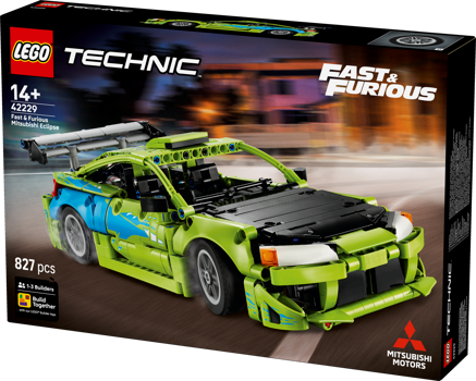 LEGO&reg; Technic Fast and Furious Mitsubishi Eclipse Car (42229)