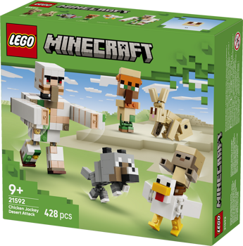LEGO&reg; Minecraft Chicken Jockey Desert Attack (21592)