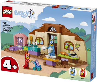 LEGO&reg; Bluey School with Rusty and Bluey (11221)
