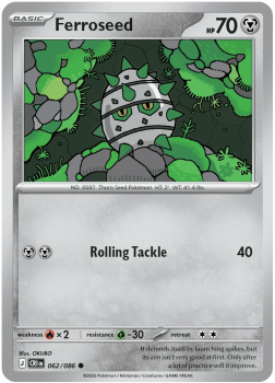 Ferroseed single card from Pokemon