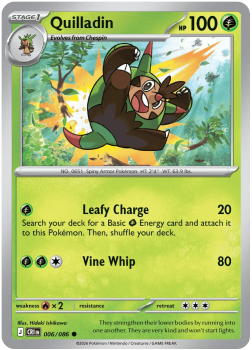 Quilladin single card from Pokemon